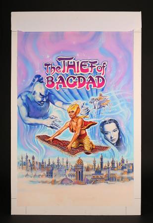 THE THIEF OF BAGDHAD (1940) - Final Artwork for UK Video Cover