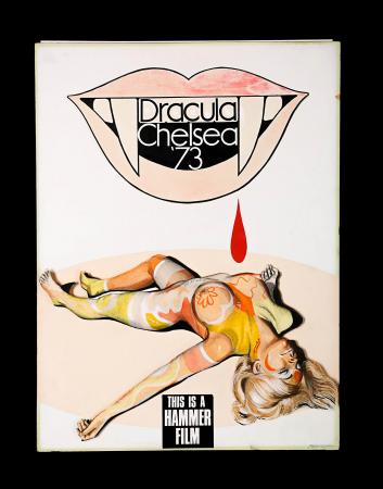 HAMMER: DRACULA A.D. 1972 (1972) - Final Artwork for Dracula Chelsea '73