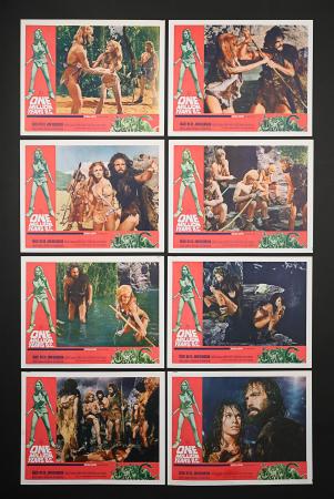 HAMMER: ONE MILLION YEARS B.C. (1966) - Set of Eight US Lobby Cards