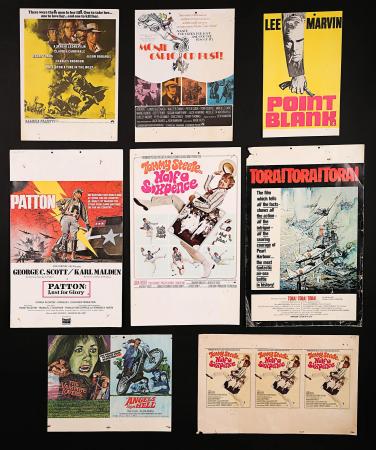 SEVEN UK BESPOKE POSTERS (1967-71) - Seven UK Bespoke Posters