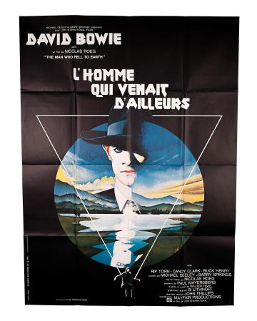 THE MAN WHO FELL TO EARTH (1976) - French Grand Affiche