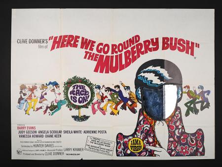 HERE WE GO ROUND THE MULBERRY BUSH (1968) - UK Quad Poster