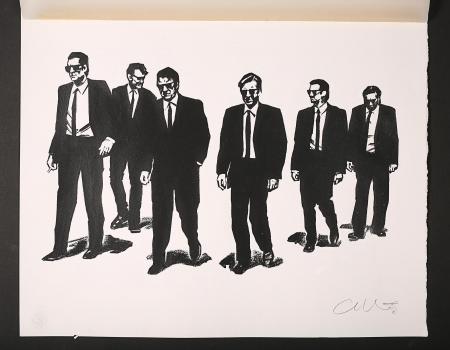 RESERVOIR DOGS (1992) - Autographed Artwork for Trade Ad Campaign