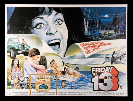 FRIDAY THE 13TH (1980) - UK Quad Poster