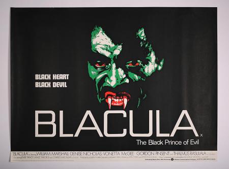 BLACULA (1972) - UK Quad Printer's Proof Poster