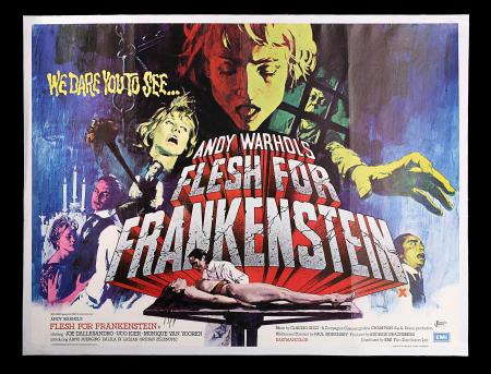 FLESH FOR FRANKENSTEIN (1973) - UK Quad Poster