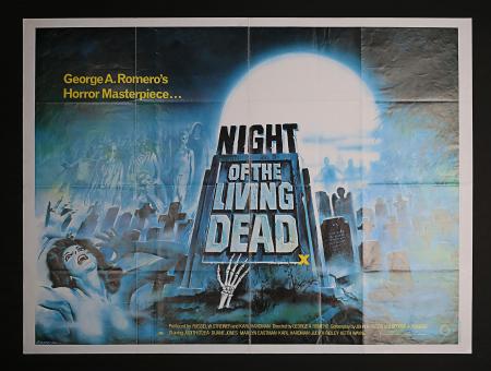 NIGHT OF THE LIVING DEAD (1968) - UK Quad Poster