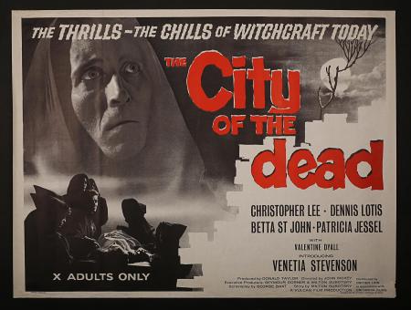 CITY OF THE DEAD (1960) - UK Quad Poster