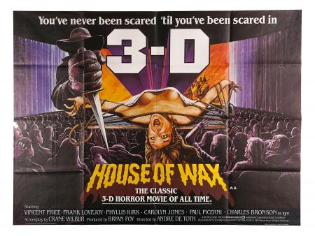 HOUSE OF WAX (1953) - UK Quad Poster