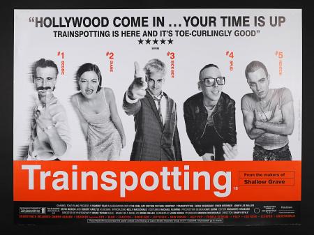 TRAINSPOTTING (1996) - UK Quad Poster