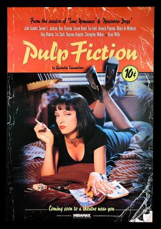 PULP FICTION (1994) - US One-Sheet "Lucky Strike" Advance Poster