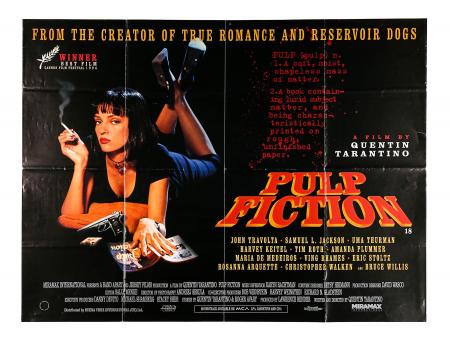 PULP FICTION (1994) - UK Quad Poster