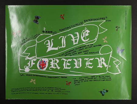 LIVE FOREVER (2003) - UK Quad Poster