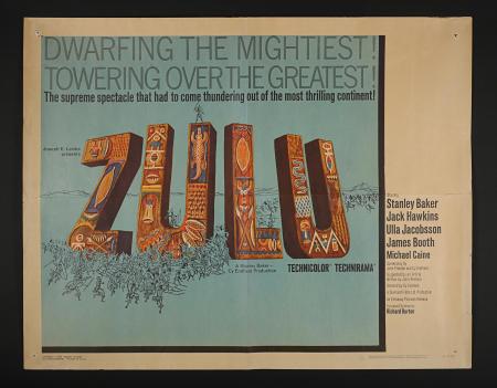 ZULU (1963) - US Half-Sheet Poster