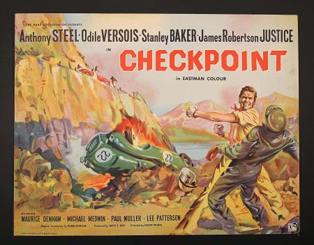 CHECKPOINT (1956) - UK Half-Sheet Poster