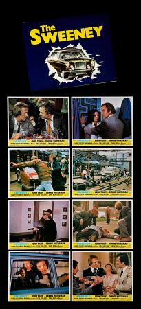 SWEENEY! (1977) - Set of Eight UK FOH Stills and EMI Publicity Brochure