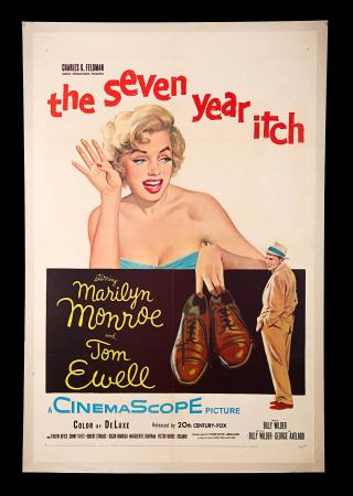 MARILYN MONROE: THE SEVEN YEAR ITCH (1955) - US One-Sheet Poster