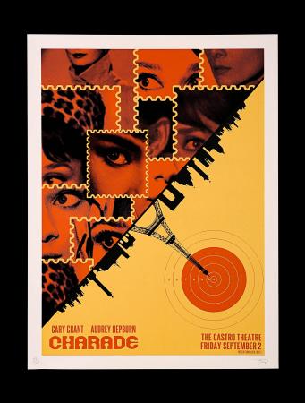 AUDREY HEPBURN: CHARADE (1963) - US Castro Theatre Poster