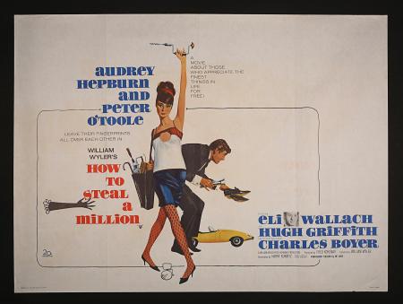 AUDREY HEPBURN: HOW TO STEAL A MILLION (1966) - UK Quad Printer's Proof Poster