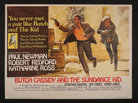 BUTCH CASSIDY AND THE SUNDANCE KID (1969) - UK Quad Poster