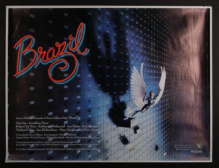 BRAZIL (1985) - UK "Dream Cabinets" Quad Poster