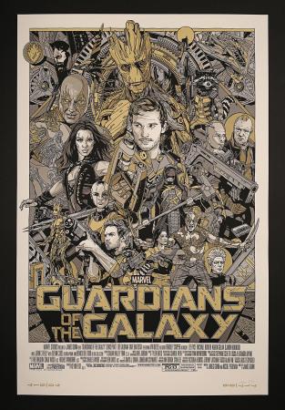 GUARDIANS OF THE GALAXY (2014) - Marvel Cast and Crew Poster