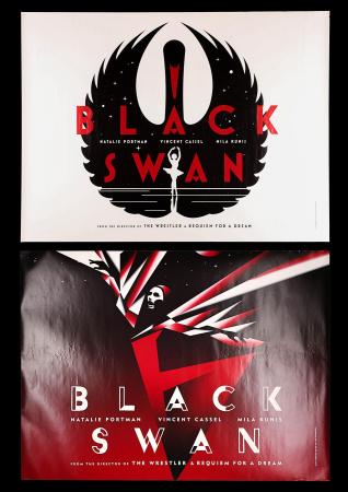 THE BLACK SWAN (2010) - Two UK Quad Posters