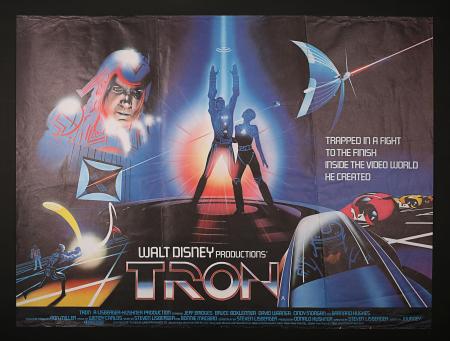 TRON (1982) - UK Quad Poster