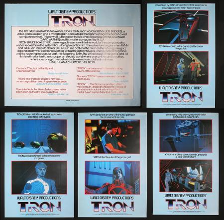 TRON (1982) - UK Marler Haley Set of Five Posters