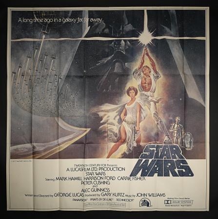 STAR WARS: EPISODE IV: A NEW HOPE (1977) - US Six-Sheet "International" Poster