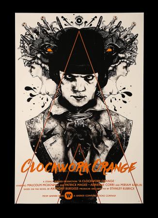 A CLOCKWORK ORANGE (1971) - US Cult Classic Prints Poster