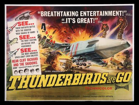 THUNDERBIRDS ARE GO (1966) - UK Quad Poster