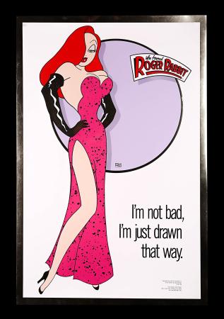 WHO FRAMED ROGER RABBIT (1988) - US One-Sheet "Gold Mylar" Poster