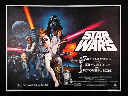 STAR WARS: EPISODE IV: A NEW HOPE (1977) - UK Quad "Oscars®" Poster