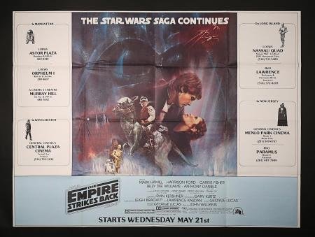 STAR WARS: EPISODE V: THE EMPIRE STRIKES BACK (1980) - US Subway Poster