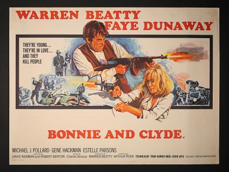 BONNIE AND CLYDE (1967) - UK Quad Printer's Proof Poster