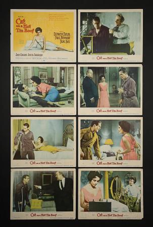 CAT ON A HOT TIN ROOF (1958) - Set of Eight US Lobby Cards