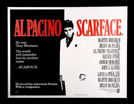 SCARFACE (1983) - UK Quad Poster