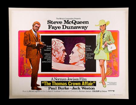 THE THOMAS CROWN AFFAIR (1968) - UK Quad Poster