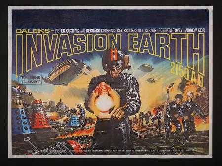 DALEKS-INVASION EARTH: 2150 A.D. (1966) - UK Quad Poster