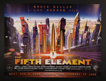 THE FIFTH ELEMENT (1997) - UK Quad Poster