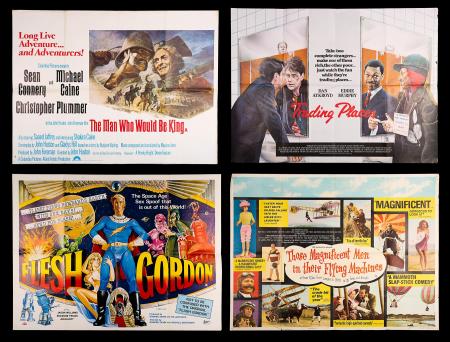 VARIOUS PRODUCTIONS (1960-83) - Seven UK Quad Posters