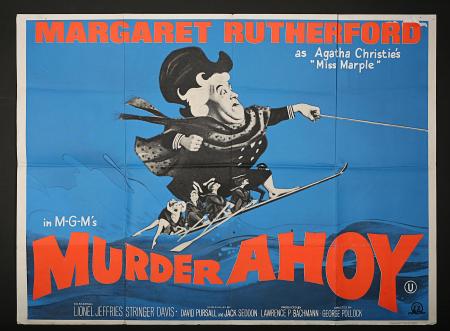 MURDER AHOY (1964) - UK Quad Poster