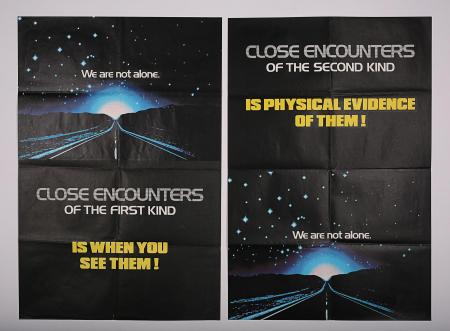 CLOSE ENCOUNTERS OF THE THIRD KIND (1977) - UK Marley Haley Set Of Four Double-Crown and One Quad Poster