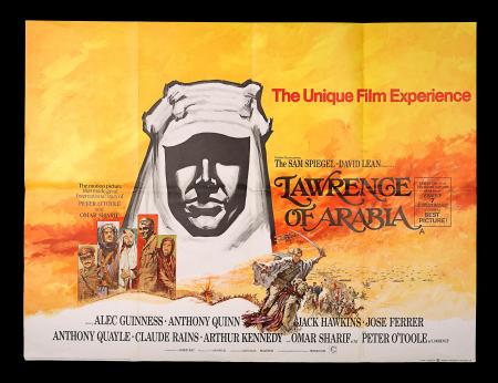 LAWRENCE OF ARABIA (1962) - UK Quad Poster