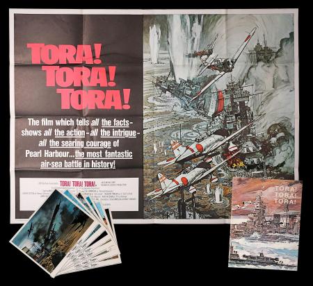 TORA! TORA! TORA! (1970) - UK Quad Poster, UK FOH Stills Set and UK Cinema Programme