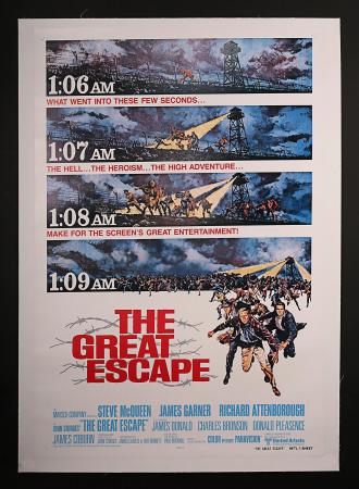 THE GREAT ESCAPE (1963) - US One-Sheet "International" Poster