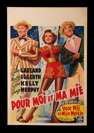 FOR ME AND MY GAL (1942) - Belgian Poster