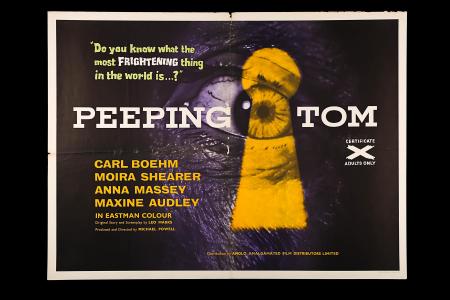 PEEPING TOM (1960) - UK Quad Poster