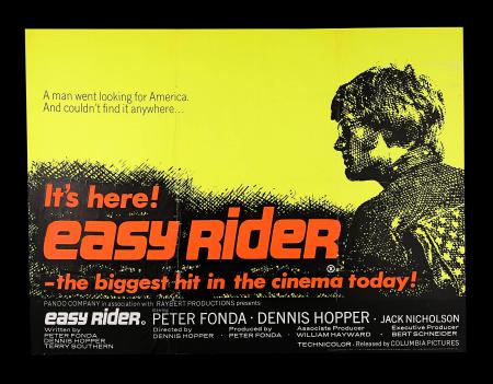 EASY RIDER (1969) - UK Quad Poster